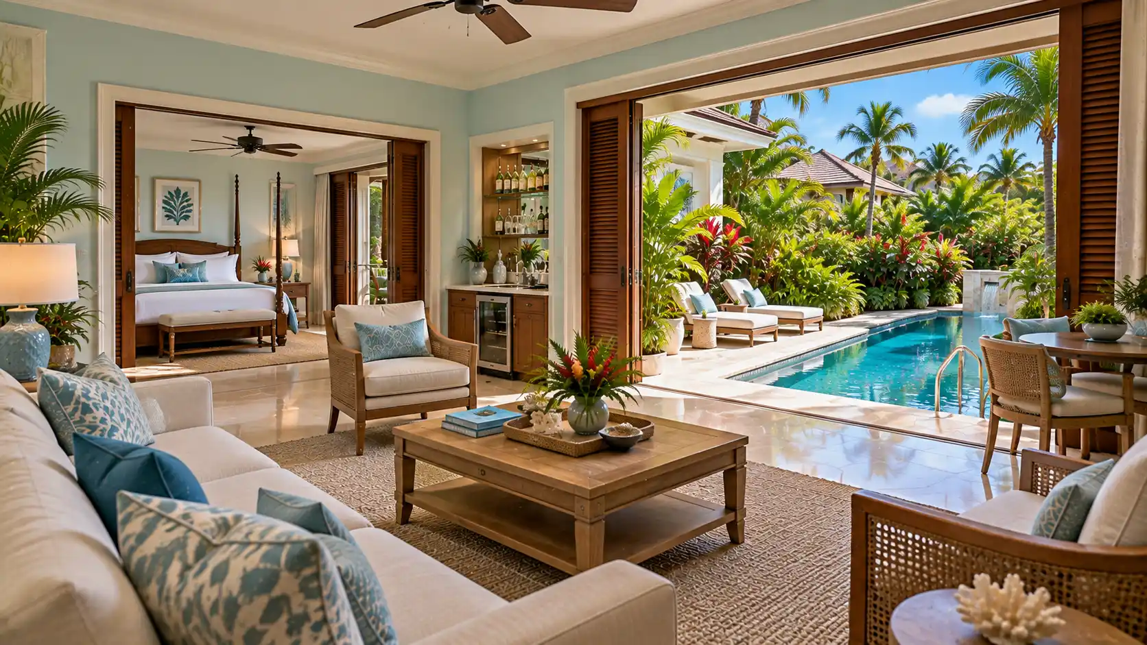 One Bedroom Poolside Butler Villa Estate Suite